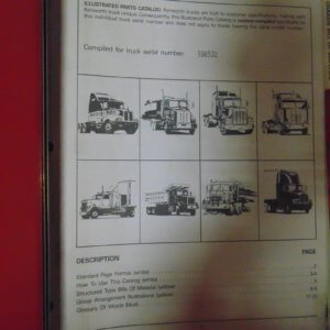 Kenworth Truck Custom Illustrated Parts Manual