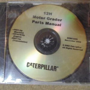 Caterpillar CD 12H Motor Grader AMZ1 Parts Manual