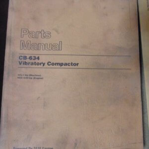 Caterpillar CB-634 Vibratory Compactor 5CL1 Parts Manual