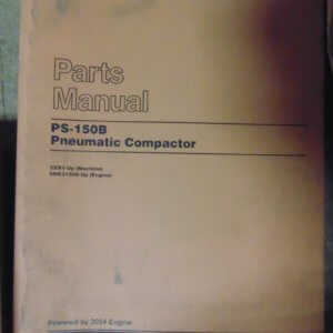 Caterpillar PS-150B Pneumatic Compactor 3XR1 Parts Manual