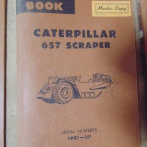 Caterpillar 657 Scraper 19G1 Parts Manual