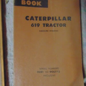 Caterpillar 619 Tractor Gas Starting 90E1 Parts Manual