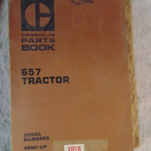 Caterpillar 657 Tractor 46M1 Parts Manual