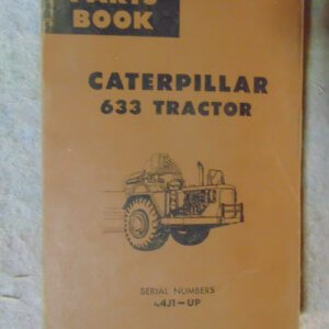 Caterpillar 633 Tractor 44J1 Parts Manual