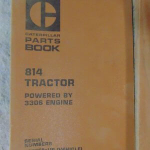 Caterpillar 814 Tractor 90P359 Parts Manual