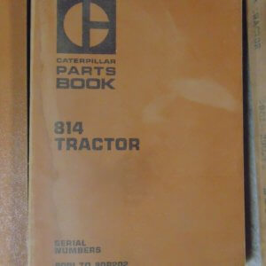 Caterpillar 814 Tractor 90P1 Parts Manual