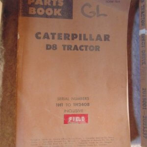 Caterpillar D8 Tractor 1H1 Service Manual