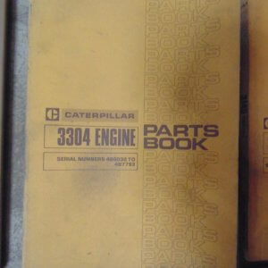 Caterpillar 3304 Engine 4B6032 Parts Manual