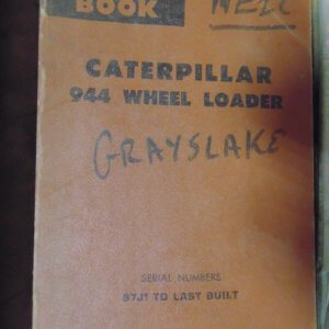 Caterpillar 944 Wheel Loader 87J1 Parts Manual