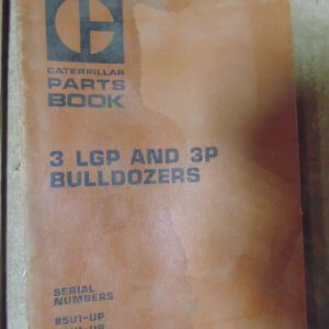 Caterpillar 3LPG & 3P Bulldozer 85U1, 86U1 Parts Manual
