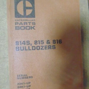 Caterpillar 814S, 815, 816 Bulldozer 23K1, 24K1, 51K1 Parts Manual