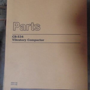 Caterpillar CB-534 Vibratory Compactor 2EG1/2YF1 Parts Manual