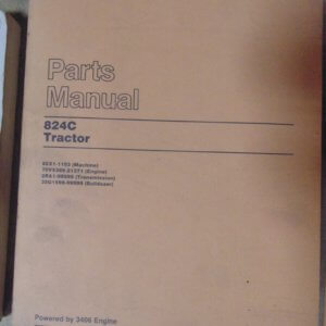 Caterpillar 824C Tractor 85X1 Parts Manual