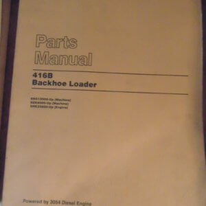 Caterpillar 416 Backhoe Loader 8SG12000 Parts Manual