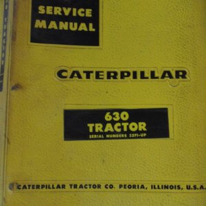 Caterpillar 630 Tractor 52F1 Service Manual