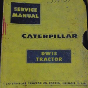 Caterpillar DW15 Tractor 59C1/70C1 Service Manual
