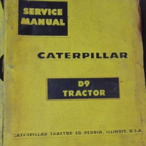 Caterpillar D9 Tractor 18A1/19A1 Service Manual