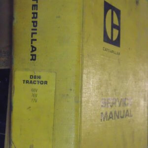Caterpillar D8K 66V/76V/77V Tractor Service Manual