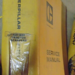 Caterpillar 631, 633 Wheel Tractor-Scrapers 11G, 28F, 66M, 67M, 86H, 98F Service Manual