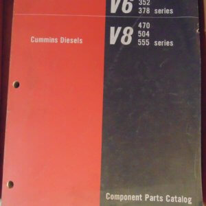 Cummins V6 V8 Series Parts Manual