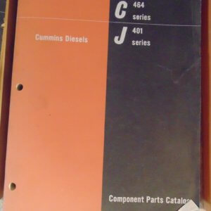 Cummins C-464 Series, J-401 Series Parts Manual