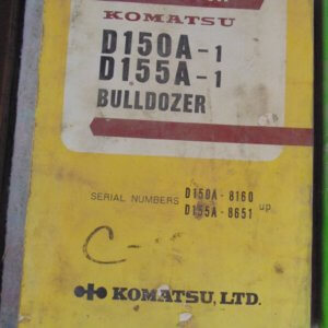 Komatsu D150A-1, D155-1 Bulldozer Parts Manual