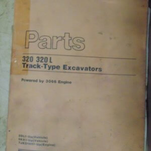 Caterpillar 320, 320L, 2DL1, 9KK1 Track Type Excavator Parts Manual
