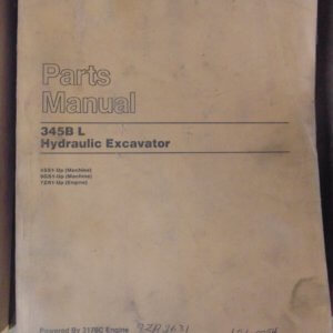 Caterpillar 345B L Hydraulic Excavator 4SS1, 9GS1 Parts Manual