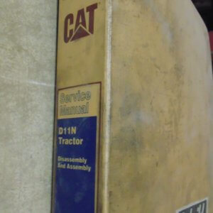 Caterpillar D11N Disassembly & Assembly Tractor 4HK1, 74Z1 Service Manual