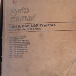 Caterpillar D6H, D6H LGP Differential Steering 3ZF1, 3YG1 Tractor Parts Manual
