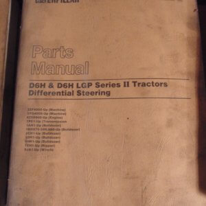 Caterpillar D6H, D6H LGP Differential Steering Series 2 Tractor 3ZF4000, 3XG4000 Parts Manual
