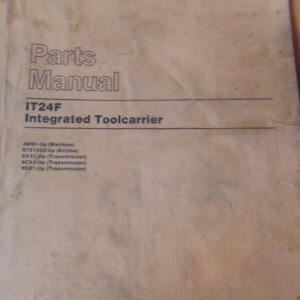 Caterpillar IT24F Integrated Toolcarrier 4NN1 Parts Manual