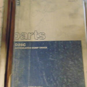 Caterpillar D25C Articulated Dump Truck 9YC1 Parts Manual