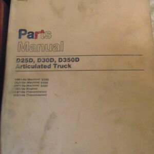 Caterpillar D25D, D30D, D350D Articulated Truck 1HK1, 3AJ1, 9RF1 Parts Manual