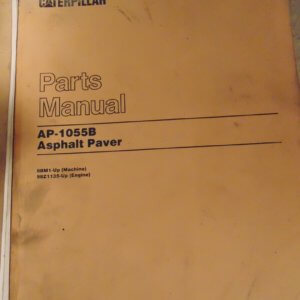 Caterpillar AP-1055B Asphalt Paver 8BM1 Parts Manual