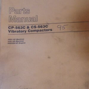 Caterpillar CP-563, CS-563C Vibratory Compactor 4KN1, 5JN1 Parts Manual
