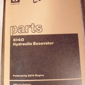 Caterpillar E140 Hydraulic Excavator 1NF1 Parts Manual