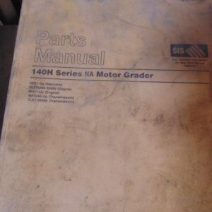 Caterpillar 140H Series NA Motor Grader 2ZK1 Vol. 2 & 3, Power Train, Frame & Body, Brakes System, Hydraulic System, Implements, Operating System Parts Manual