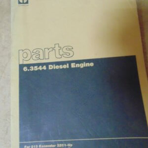 Caterpillar 6.3544 Diesel Engine for 213, 214 Excavator 3ZC1, 1KB1 Parts Manual