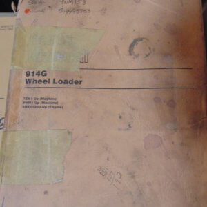 Caterpillar 914G Wheel Loader 7ZM1, 9WM1 Parts Manual