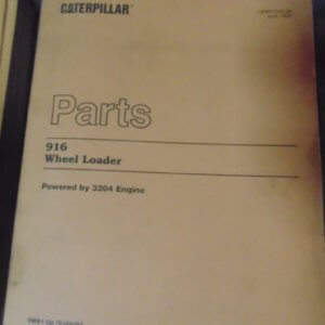 Caterpillar 916 Wheel Loader 9WB1 Parts Manual