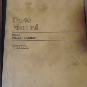 Caterpillar 938F Wheel Loader 1KM1 Parts Manual
