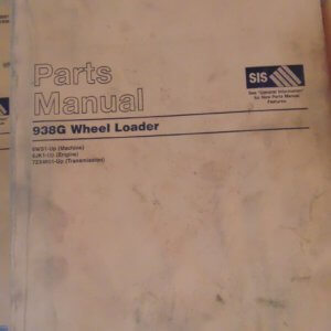 Caterpillar 938G Wheel Loader 6WS1 Parts Manual