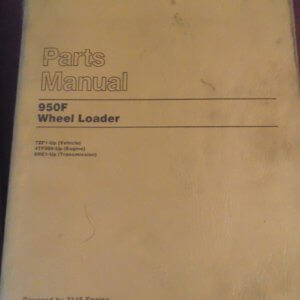 Caterpillar 950F Wheel Loader 7ZF1 Parts Manual