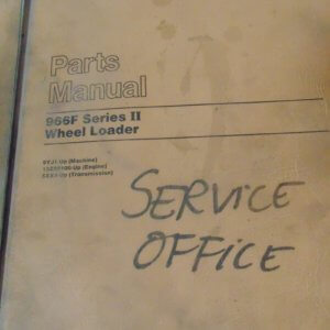 Caterpillar 966F Series 2 Wheel Loader 9YJ1 Parts Manual