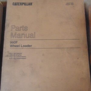 Caterpillar 980F Wheel Loader 8CJ1 Parts Manual