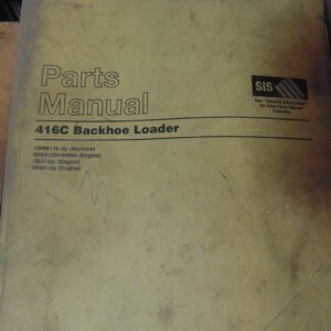Caterpillar 416C Backhoe Loader 1WR8116 Parts Manual