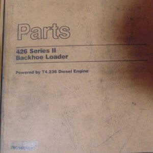 Caterpillar 426 Series 2 T4.236 Diesel Engine Backhoe Loader 7BC3477 Parts Manual