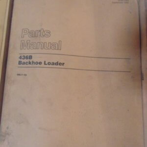 Caterpillar 436B Backhoe Loader 6MJ1 Parts Manual