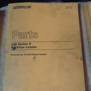 Caterpillar 436 Series 2 Backhoe Loader 5FK1000 Parts Manual